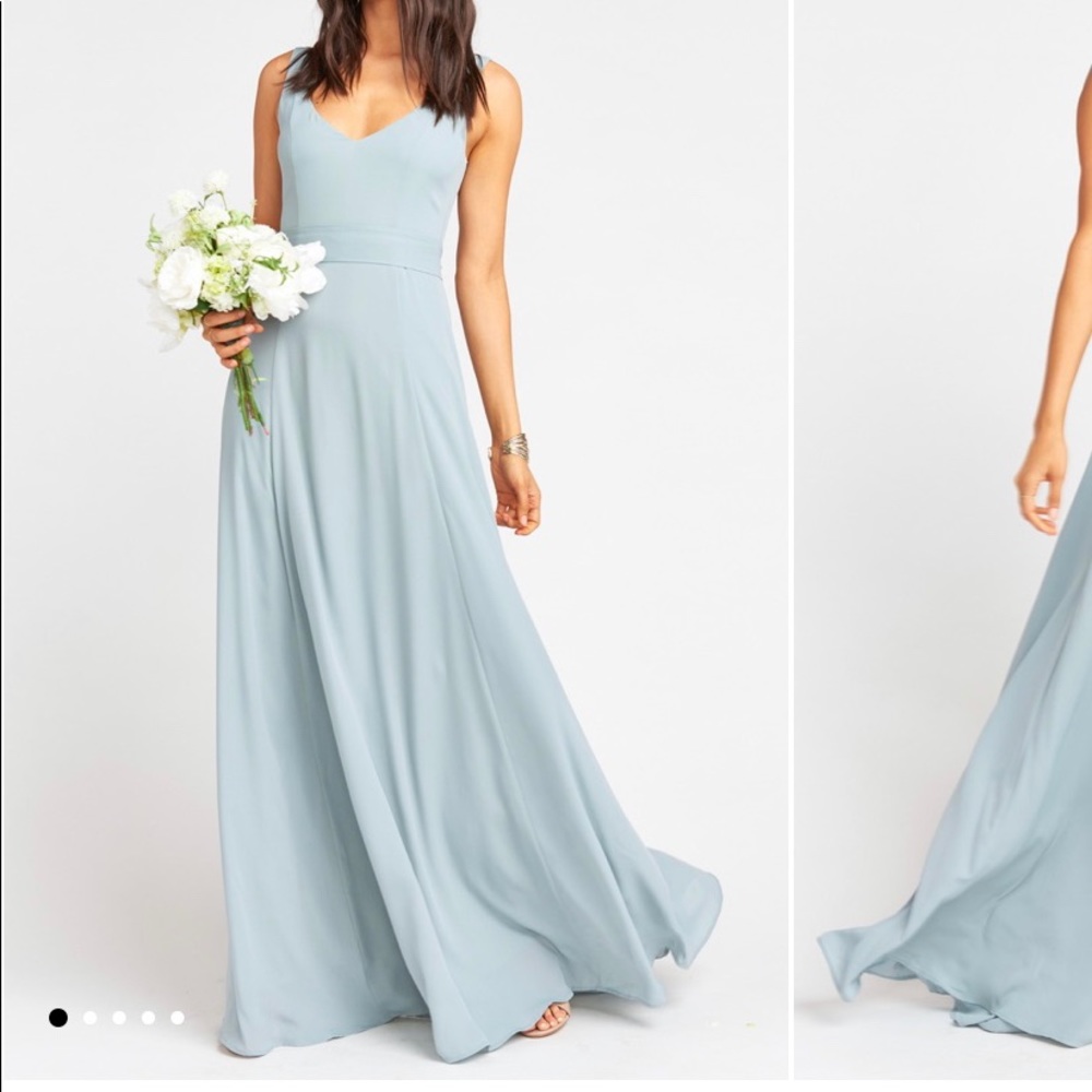 Bridesmaid Dress | Crisp Silver Sage SMUM